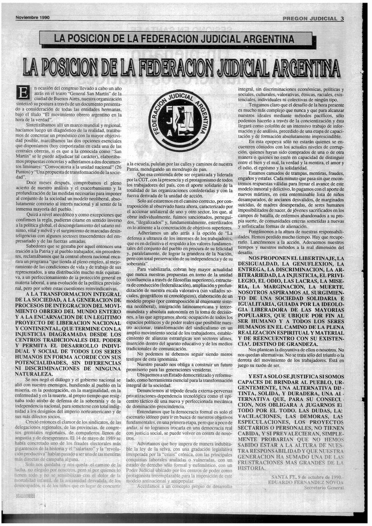 FJA - Pregón Judicial